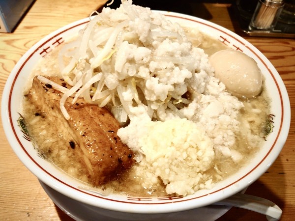 「豚そば（940円）、味玉（CP）」@龍神麺の写真