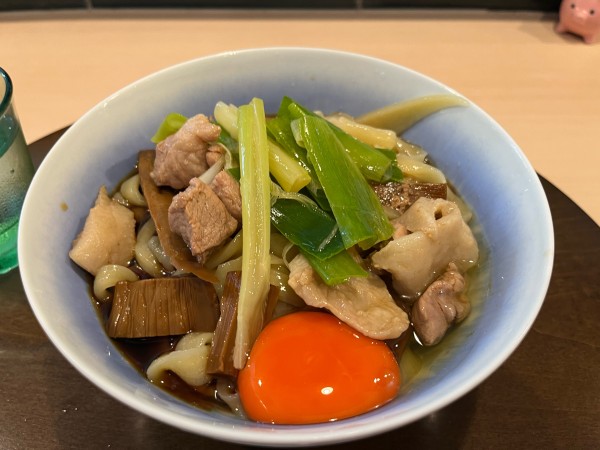 「冷やし肉南蛮そば」@手打麺祭 かめ囲の写真