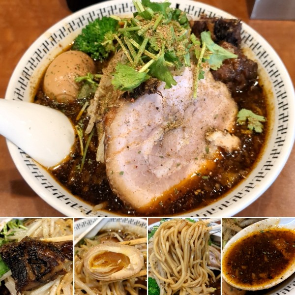 「スパイスもやしラー麺(カスタム)　1460円」@スパイス・ラー麺 卍力 秋葉原店の写真