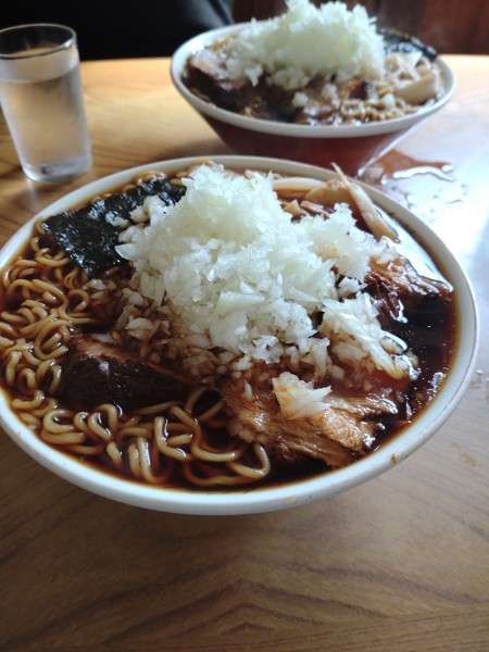「ラーメン　薬味」@梅乃家の写真