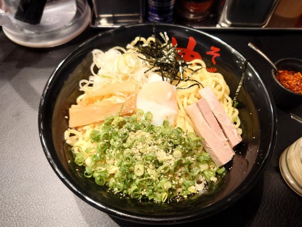 「油そば トッピングA」@東京油組総本店 天台組の写真