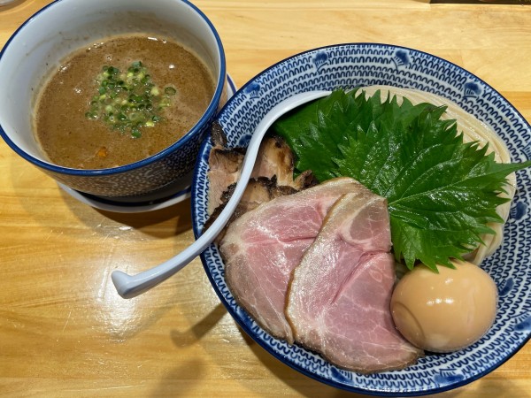 「特製鶏魚介つけ麺」@麺也 時しらず 学芸大学店の写真