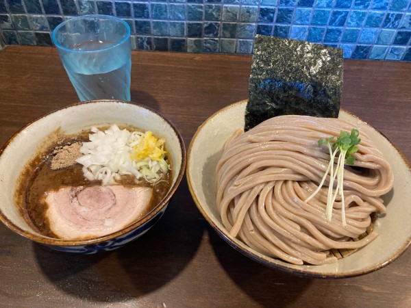 「つけ麺・スープ並・麺大」@麺屋みつば＋クローバーの写真