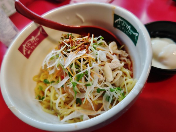 「バンバンジー冷しそば（1,080円）」@めだかTANTANの写真