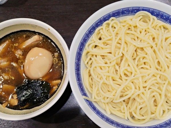 「つけ麺（中）＋味付玉子」@中華そば べんてんの写真