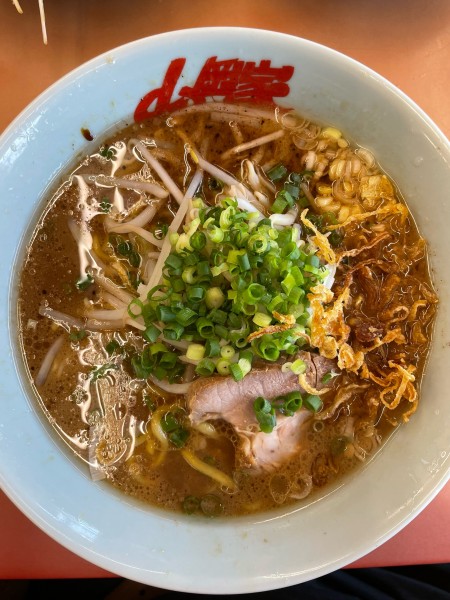 「限定　焦がし醤油ラーメン」@ラーメン山岡家 いわき店の写真
