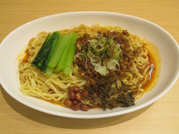 「汁なし担担麺（醤油）（950円）」@担担麺専門店 微風の写真