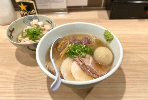 「【限定】特製冷やし蛤麺 ¥1250」@中華そば みかわの写真
