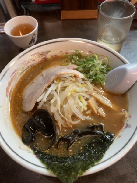 「ニンニクラーメン　869円」@ハルピンラーメン 富士見諏訪南IC店の写真