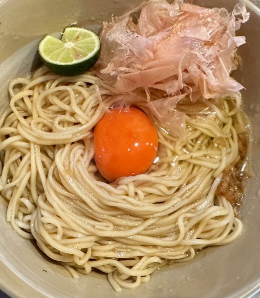 「【限定和え玉】生姜と鰹のTKM和え玉」@麺や 麟子鳳雛の写真