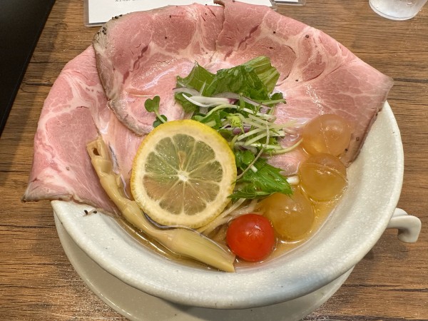 「冷やし貝らーめん」@麺屋 聖 栄店の写真