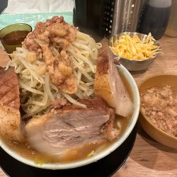 豚ラーメン＋辛ネギ＋マシマシ