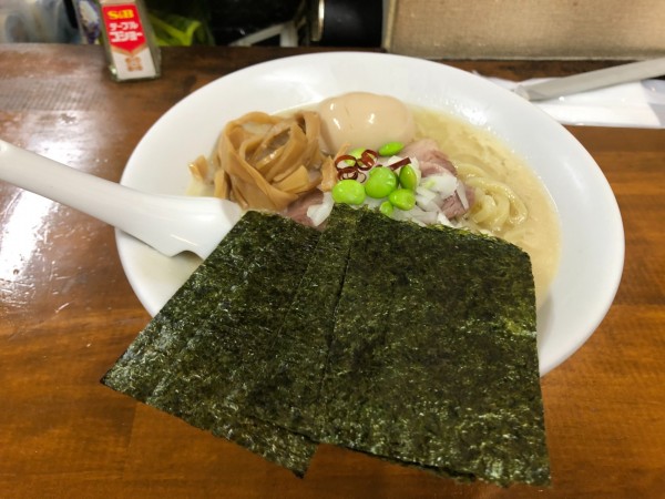 「秋田産枝豆の冷やしらーめん」@自家製手打ちラー麺 Do-jinの写真