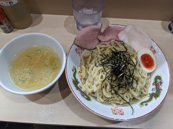 「【夏季限定】貝出汁の冷製つけ麺➕大盛り」@手揉み中華そば 中村の写真