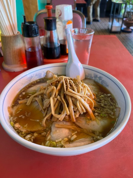 「チャーシューメン　メンマ大盛　770円」@蘆山の写真