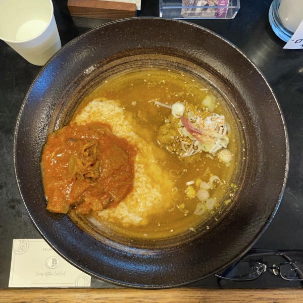 「冷やし出汁キーマ＆冷やしラタトゥイユカレー」@Curry Kitchen CACAの写真