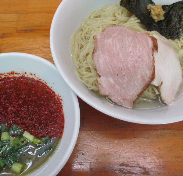 「<限定麺>スープも冷たい昆布水つけ麺(並1.5玉)1000円」@ラーメン いいかおの写真