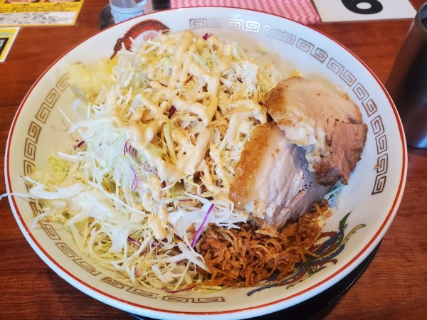「ミニラーメン＋冷やし中華変更」@豚山 関内店の写真