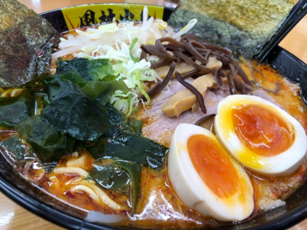 「激辛ラーメン（みそ）大盛り」@ラーメン 風林火山の写真