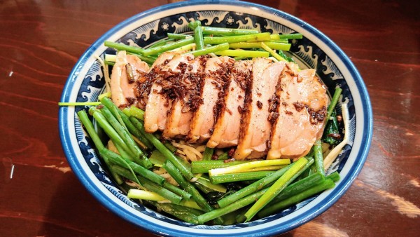 「【限定】合鴨の冷やし中華」@らーめん 五ノ神精肉店 煮干し編の写真