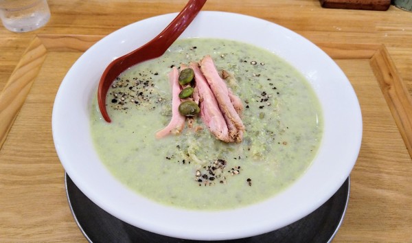 「【限定】だだちゃ豆の冷やし麺(中)」@麺や 七彩 八丁堀店の写真