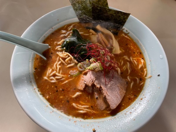 「七味お酢ミソラーメン　￥８００」@ラーメンショップ 名和店の写真