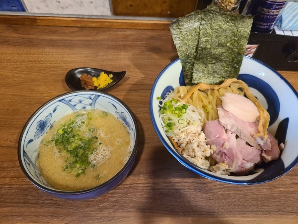 「白湯つけ麺」@Ramen 鯛魔神の写真