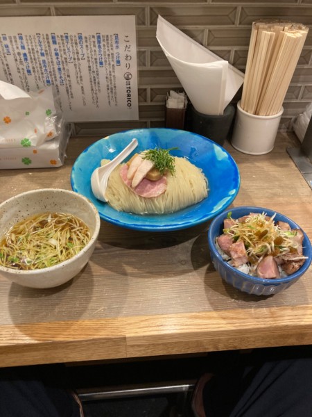 「昆布水つけ麺」@中華そば TORICOの写真