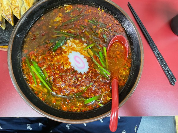「台湾ラーメン　中辛」@らうめん白山の写真