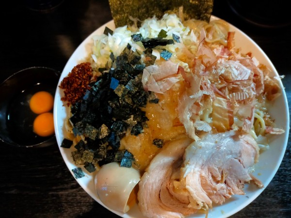 「【限定】ひやわさ1200円+とろろ150円+生卵70円」@豚星。の写真