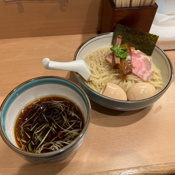 「特製つけ麺大盛＋サービス味玉」@らぁ麺 くろ渦の写真