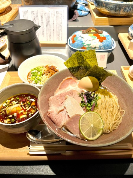 「【限定】松 汁無し坦々＋デフォつけ汁【TP】大盛、替え玉」@だしの虜の写真