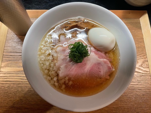 「特製塩らぁ麺」@のど黒らぁ麺 永屋の写真
