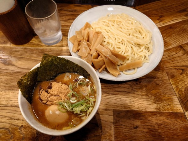 「得製つけめん 大盛 メンマ」@風雲児の写真