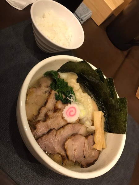 「塩ラーメン全部のせ」@手打ち 蓮の写真