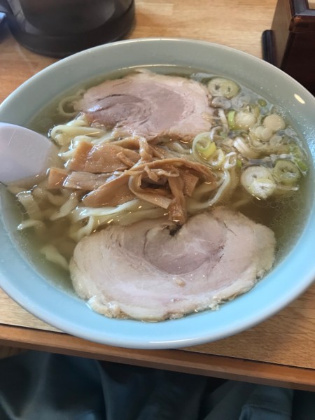 「餃子セット(しょうゆラーメン+餃子+ミニライス)」@榮ラーメンの写真