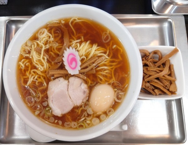 「中華蕎麦（並）（麺少なめ）＋メンマ＋煮卵」@中華蕎麦 きよしの写真