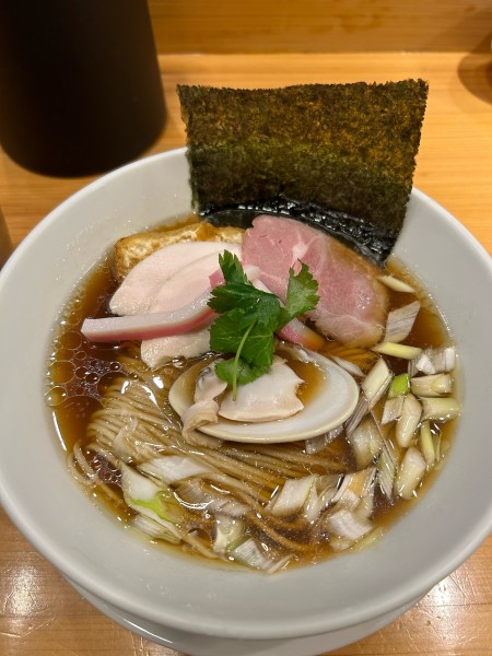「蛤ラーメン」@Ginza Noodles むぎとオリーブの写真