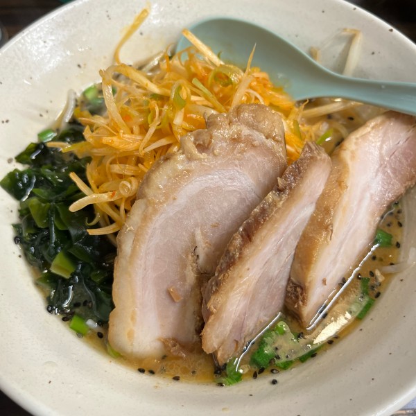 「ネギみそラーメン（半チャーシュー）」@あじ平ラーメン 東浦和店の写真