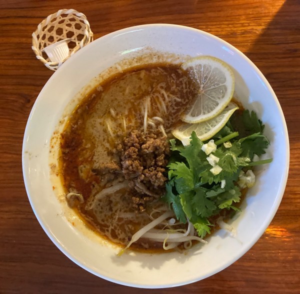 「【赤】香椒ごま担々」@だし工房 絹と小麦の写真