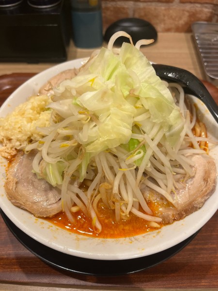 「辛みそ豚麺大盛(1340円)」@麺屋けんしんの写真