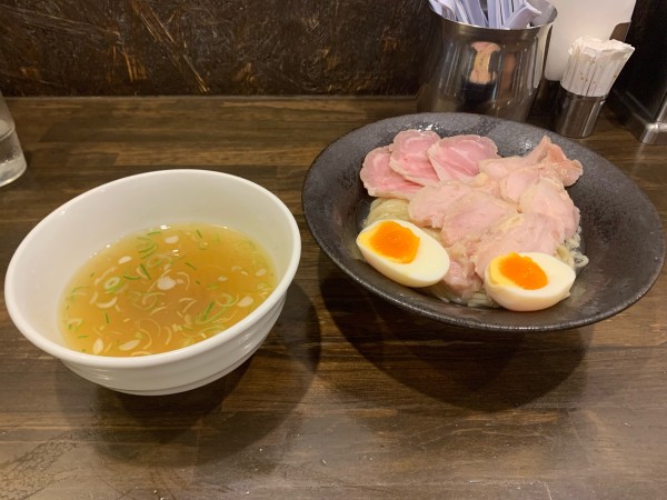 「塩つけ麺」@町田汁場 しおらーめん進化 町田駅前店の写真