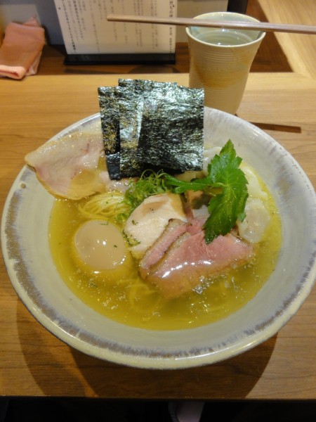 「特上塩ラーメン1700円」@Japanese Ramen 五感の写真