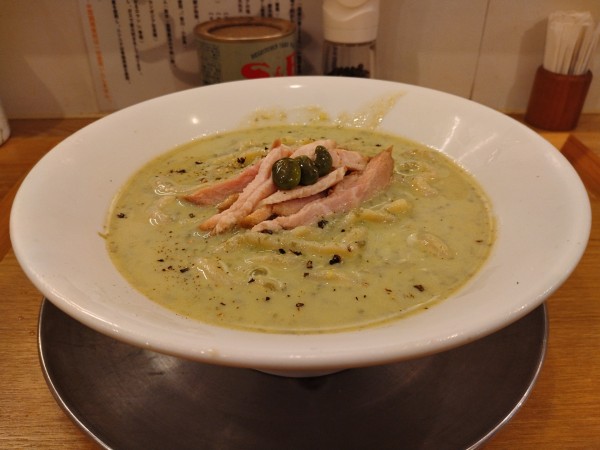 「だだちゃ豆の冷やし麺」@麺や 七彩 八丁堀店の写真