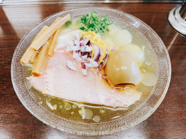 「冷製ゆずどぅるん」@麺や 睡蓮の写真