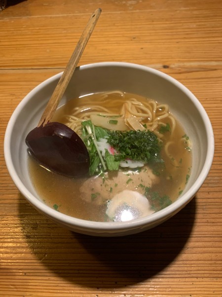 「青じそラーメン」@会津ラーメン 和の写真