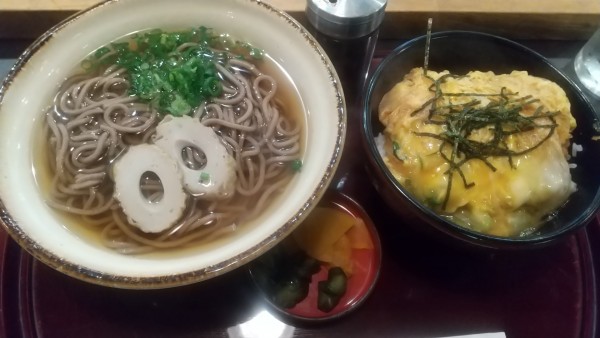 「砂丘そばミニカツ丼セット880円」@砂丘そばの写真