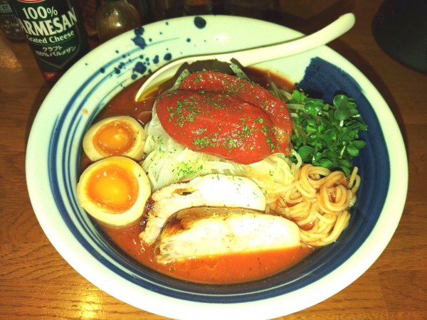 「【限定】トマトの冷しまぜそば ￥850」@麺屋 鶏口の写真