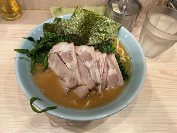 「チャーシュー麺、ほうれん草」@家系 武の極みの写真
