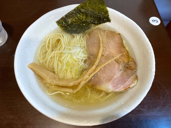 「らーめん 750円」@上州地鶏らーめん まるわの写真